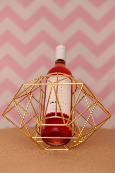 Gold Wine Bottle Holder