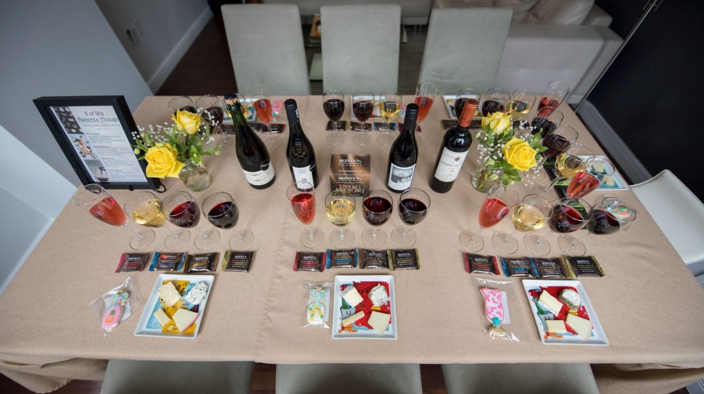 Three of My Favorite Things: Chocolate, Cheese and Wine