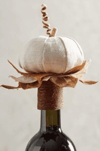 Pumpkin Wine Topper