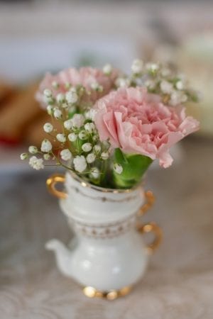 Tea Time Bud Vase