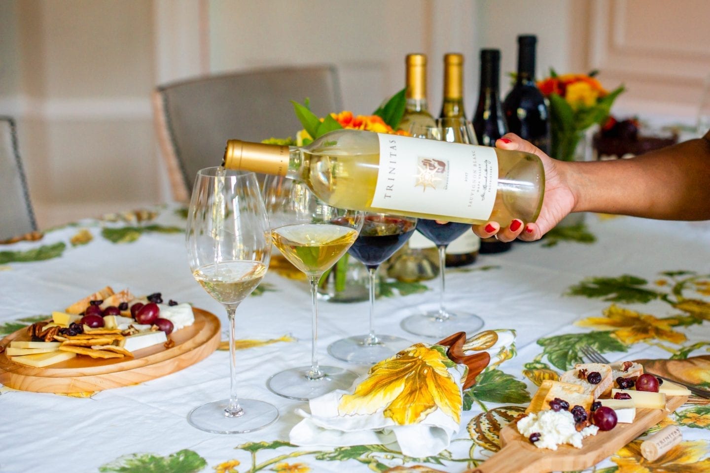 How to Host a Wine Tasting with Trinitas Cellars? wine tasting at home