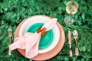 Rose Gold Charger Plate