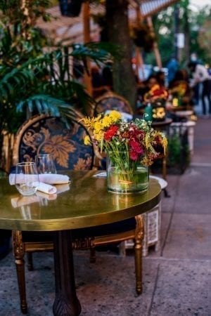Beautiful West Village Outdoor Dining: Casa La Femme