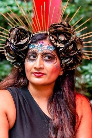 Golden Dia de Los Muertos