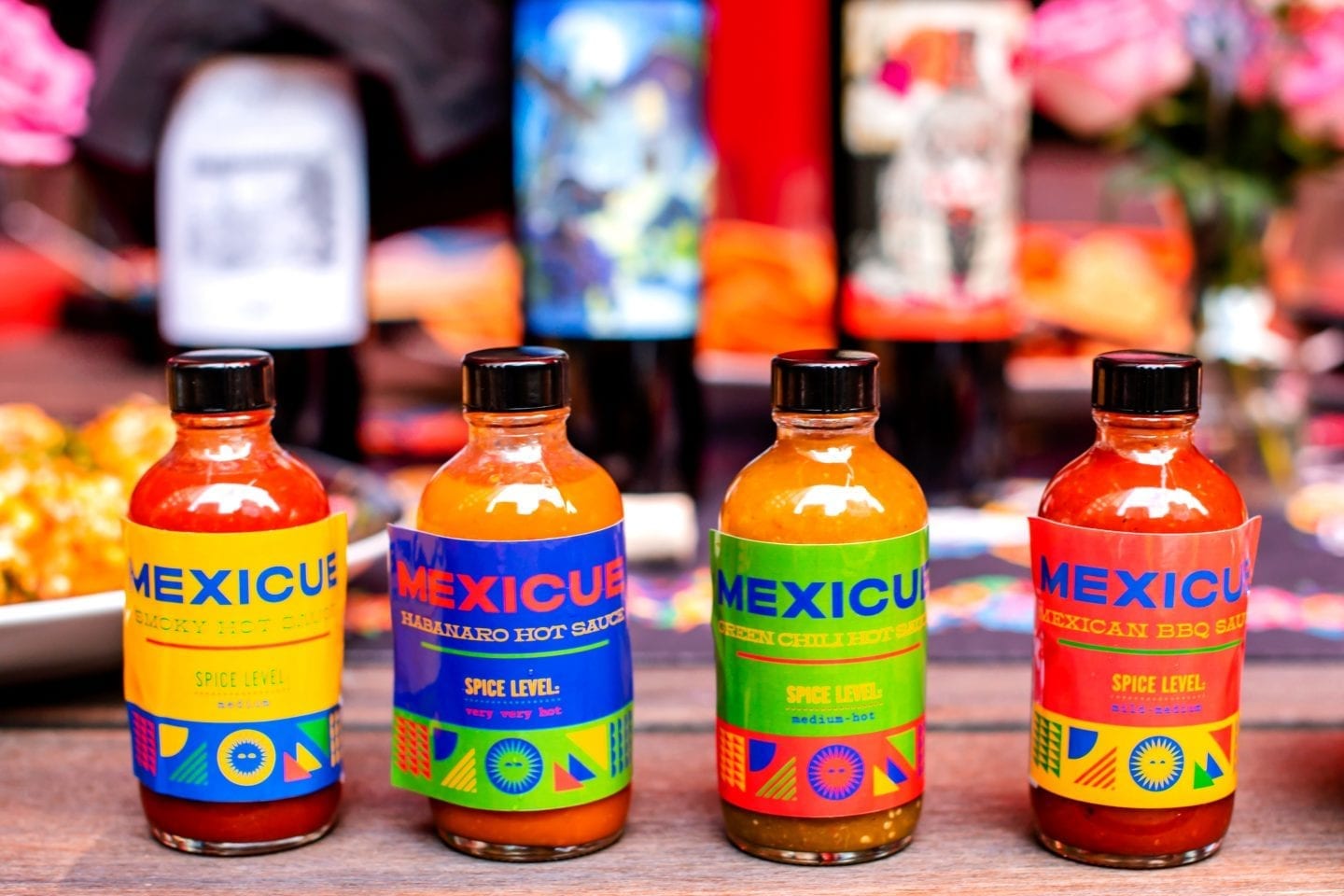 10 Ideas for a Beautiful Dia De Los Muertos Party Mexicue hot sauce.