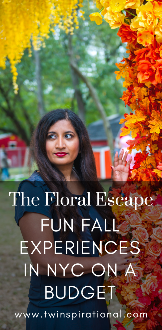 How to Enjoy Fall at The Floral Escape in NYC? The Floral Escape fun fall experiences in nyc on a budget