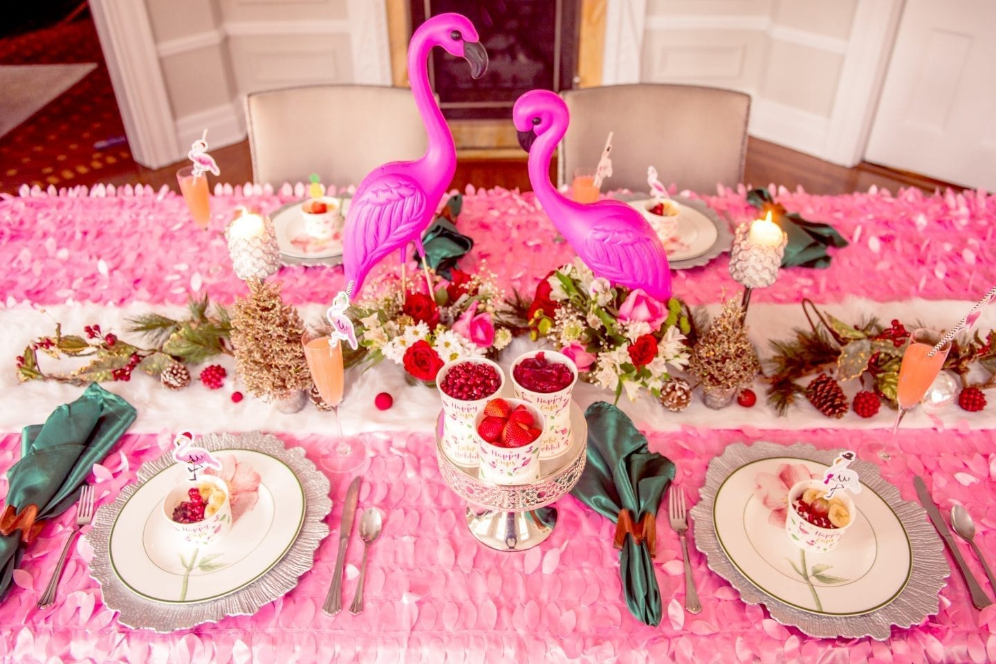 jingle and flamingle holiday party