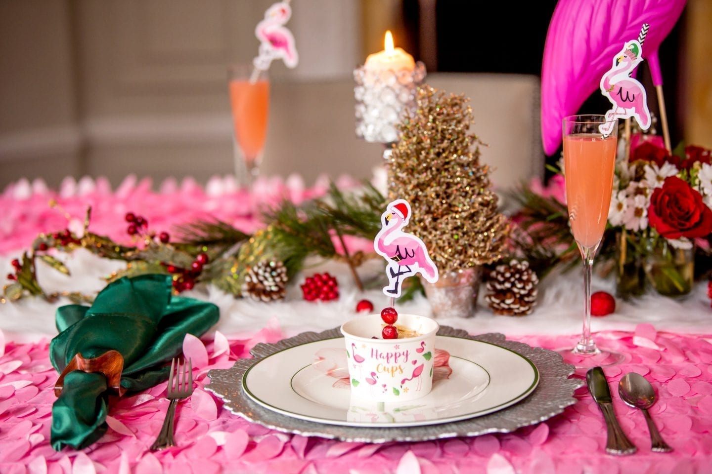 jingle and flamingle holiday party