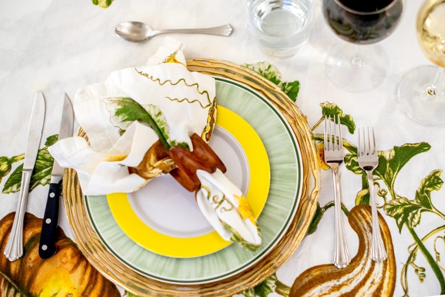 fall place setting ideas