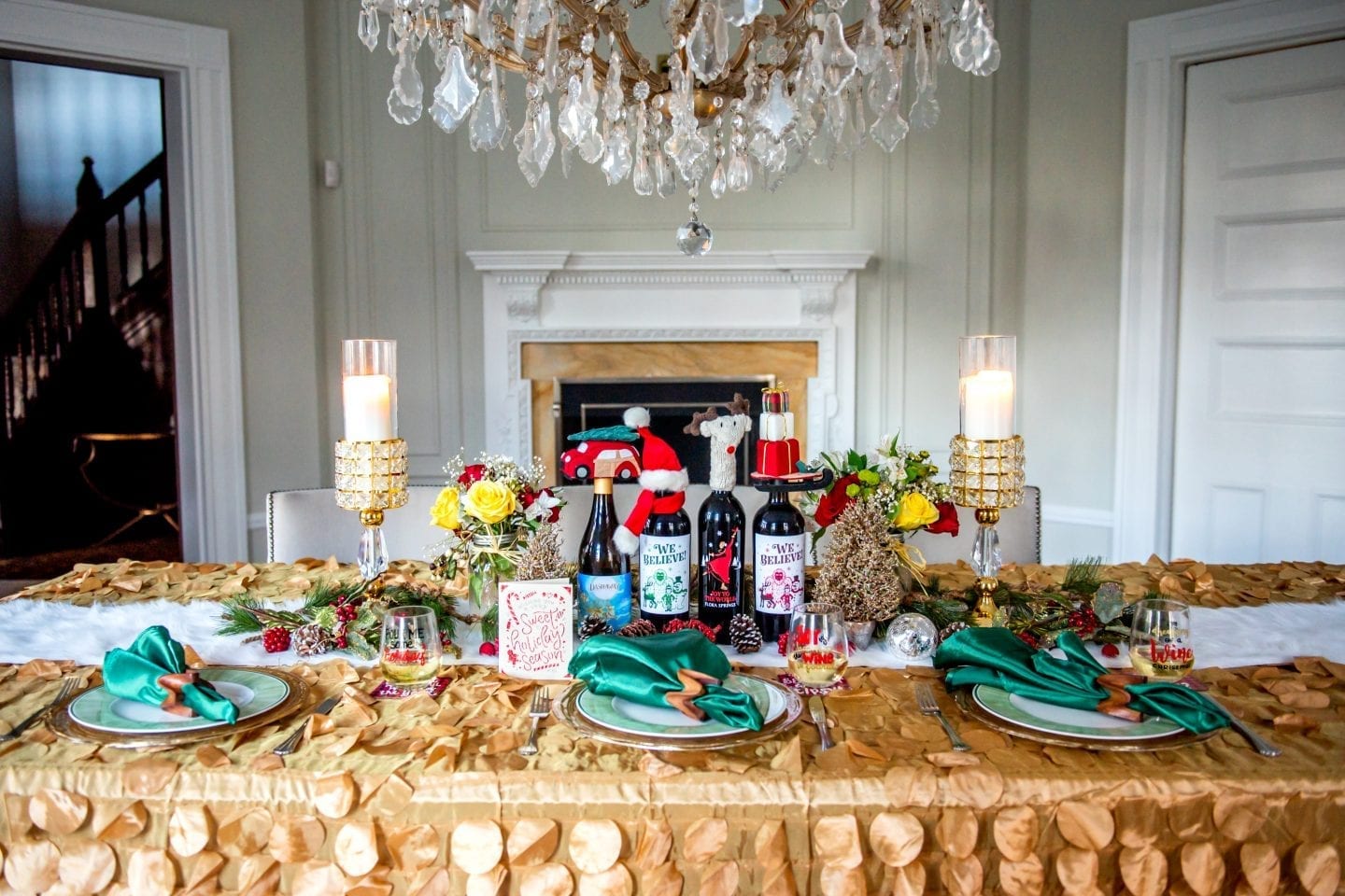 Flora Springs Holiday Wines for the Best Holiday Meal Holiday Tablescape with Flora Springs Holiday Wines