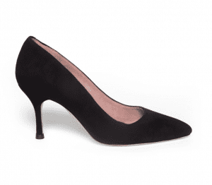 Black Suede Pump