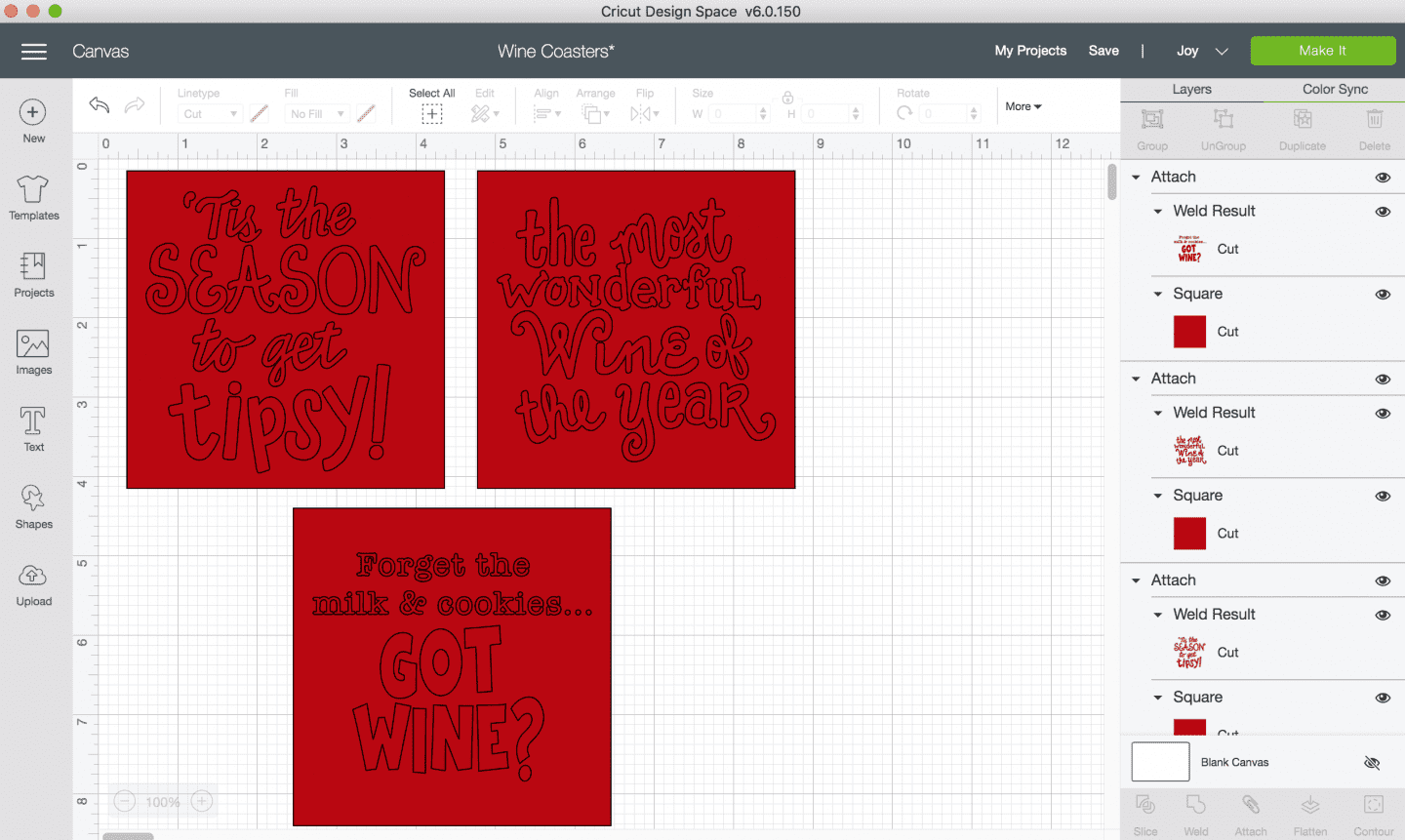 How to Make Holiday Gifts With Cricut Joy Cricut Design Space