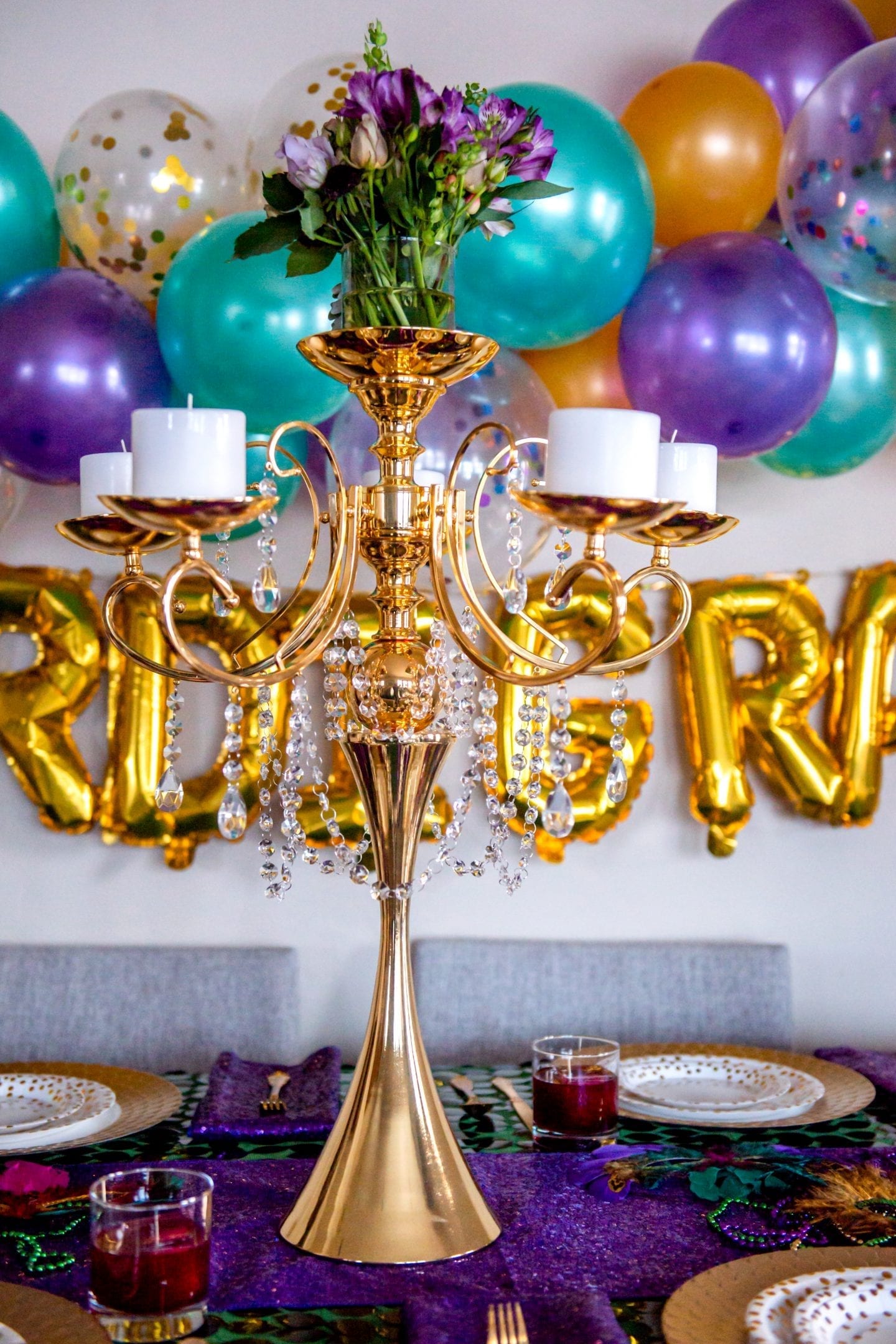 CV Linens Candelabra
