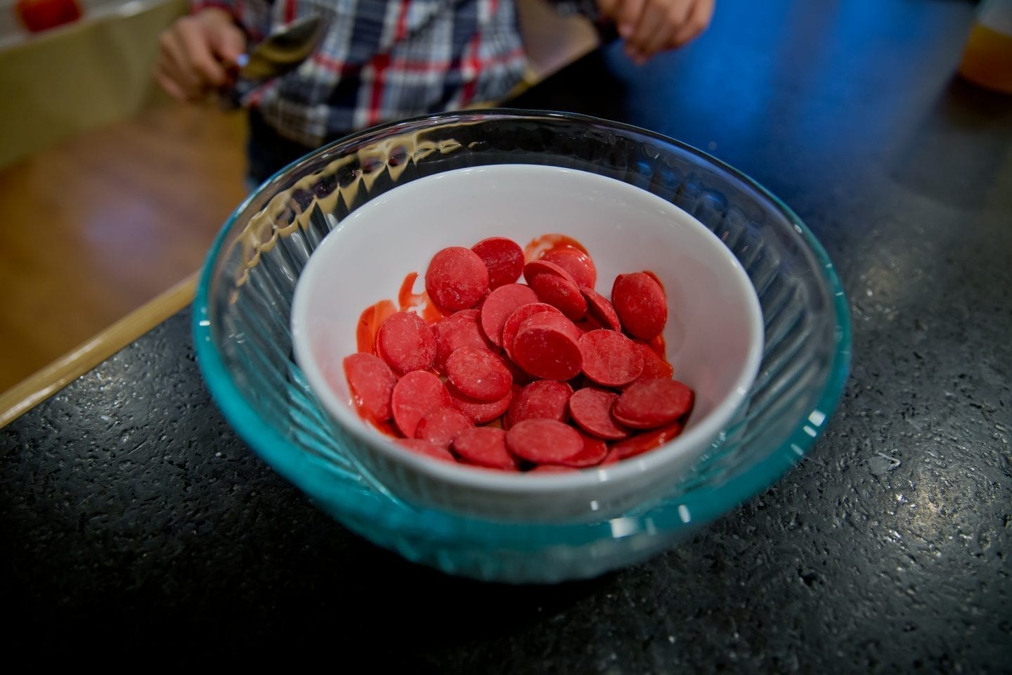Red candy melts