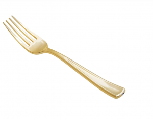 CV Linens Gold Cutlery