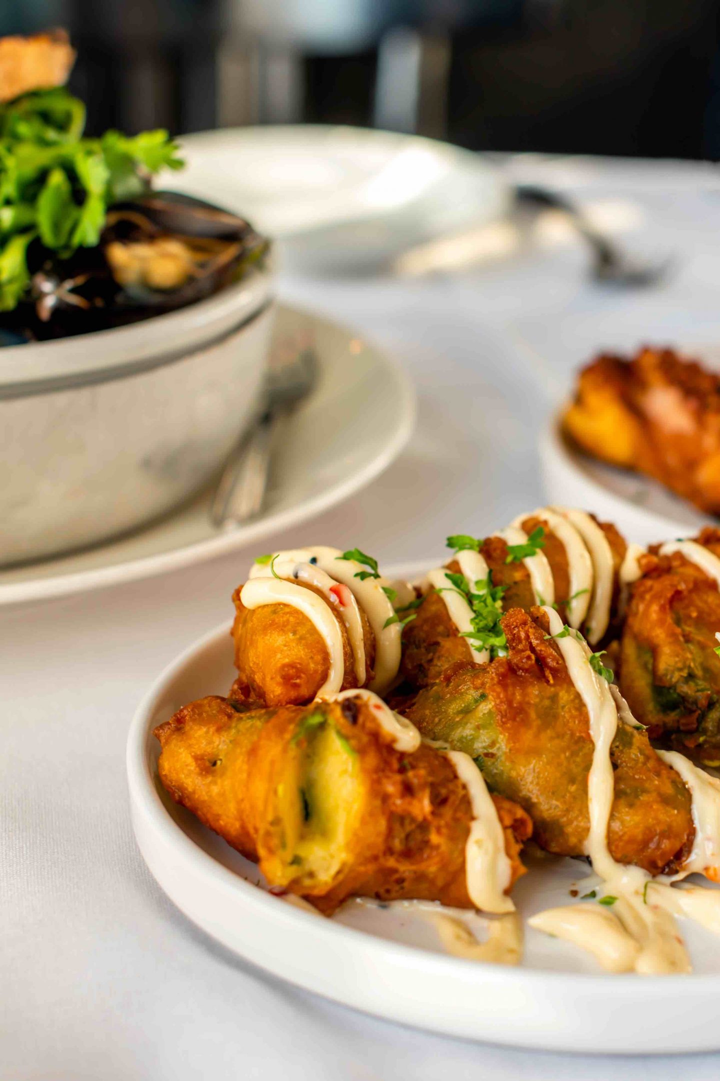 The Best Battery Park Restaurants in 2021: Merchants River House Best Battery Park Restaurants in 2021. Merchants River House - Avocado Fries and Mussels