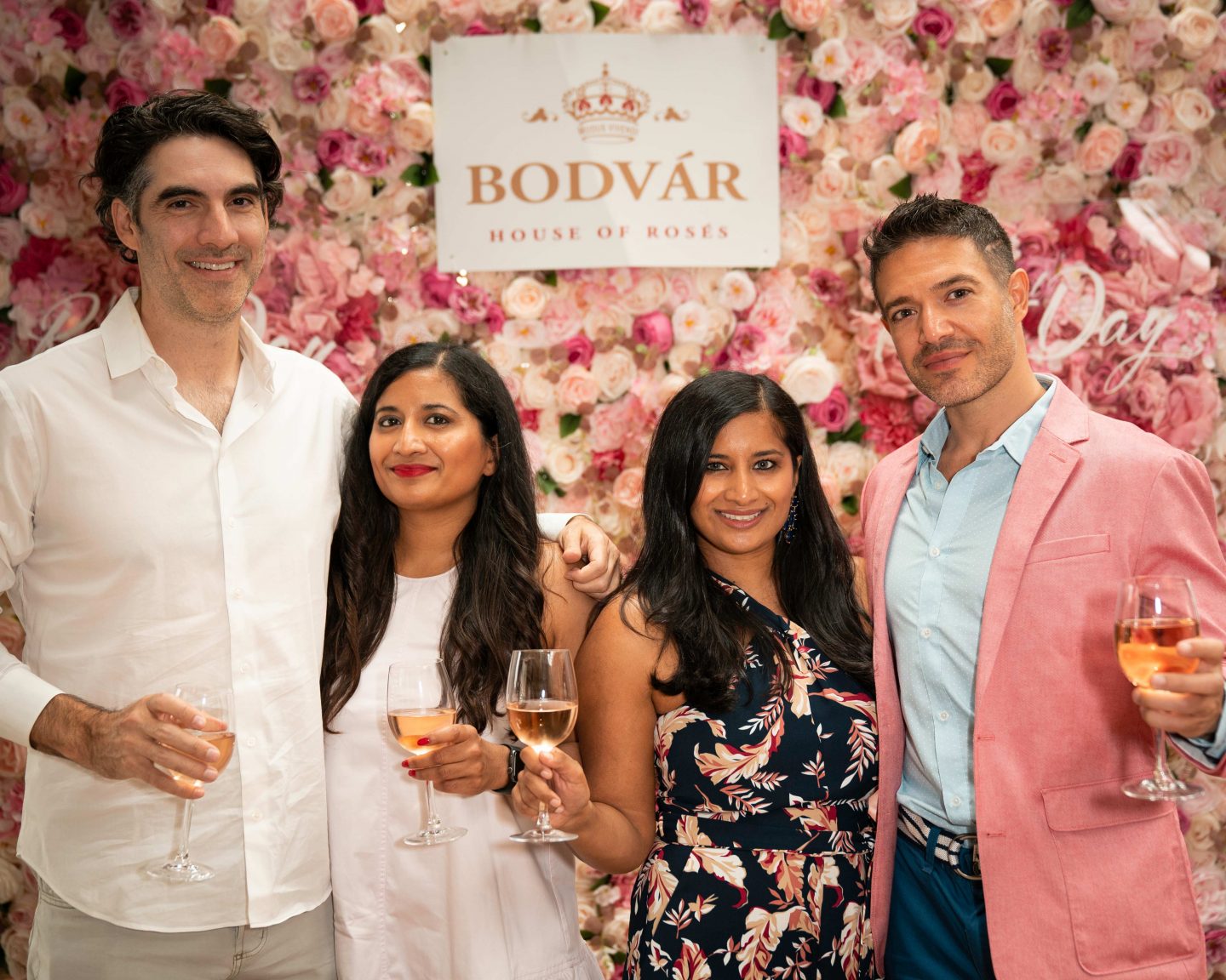 The Best National Rosé Day Party in NYC in 2021 Guests at Bodvar National Rose Day Party