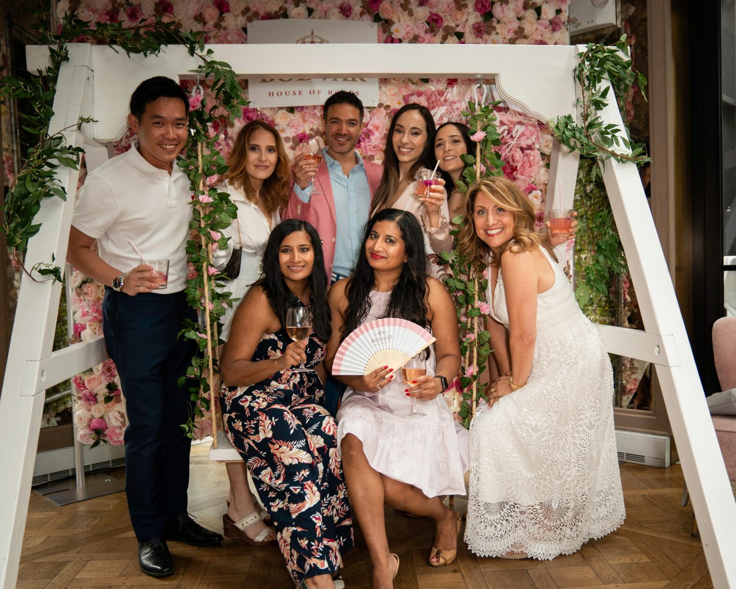 The Best National Rosé Day Party in NYC in 2021 Guests at Bodvar National Rose Day Party
