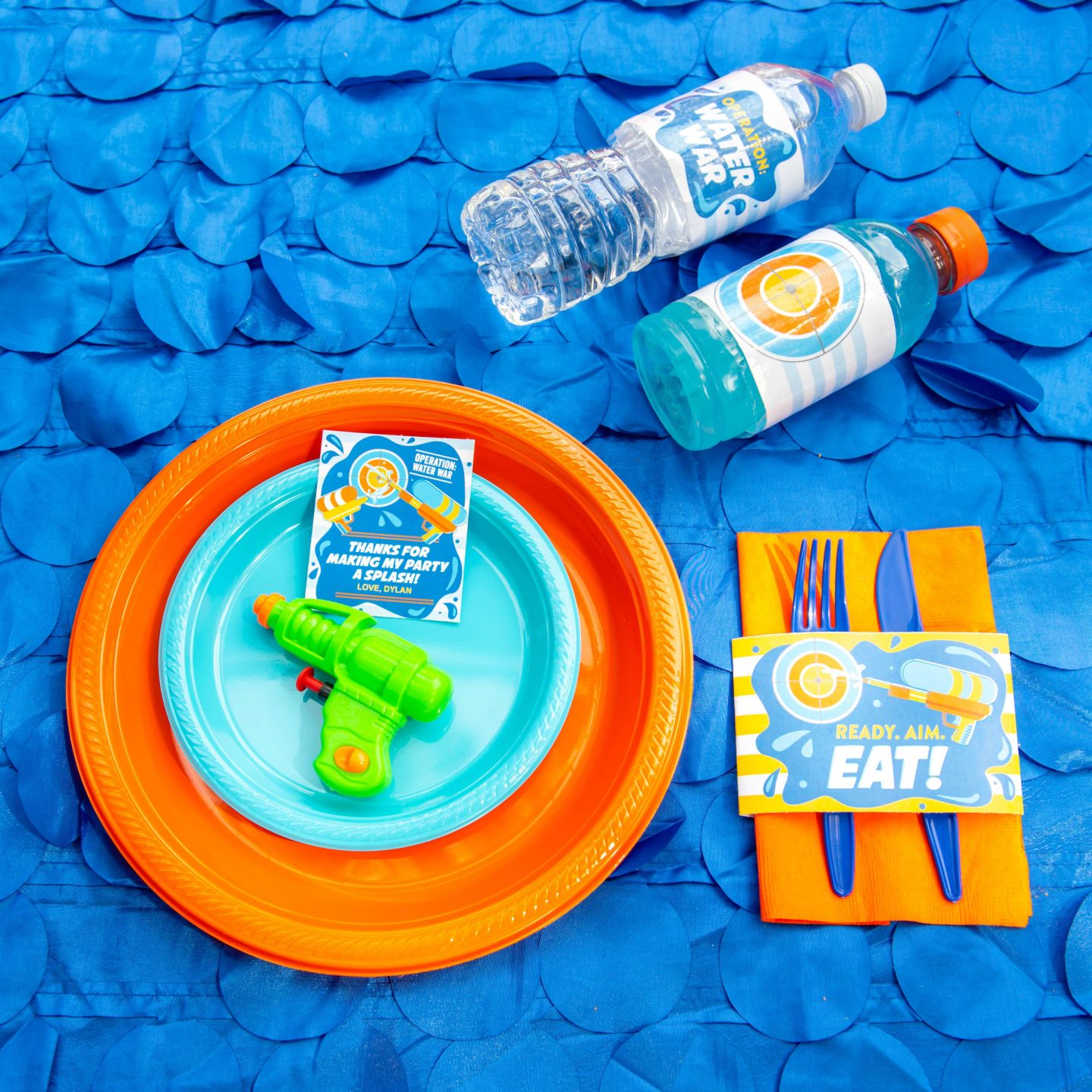 The Best Water War Birthday Party Ideas in 2021 Water Wars - Place Setting