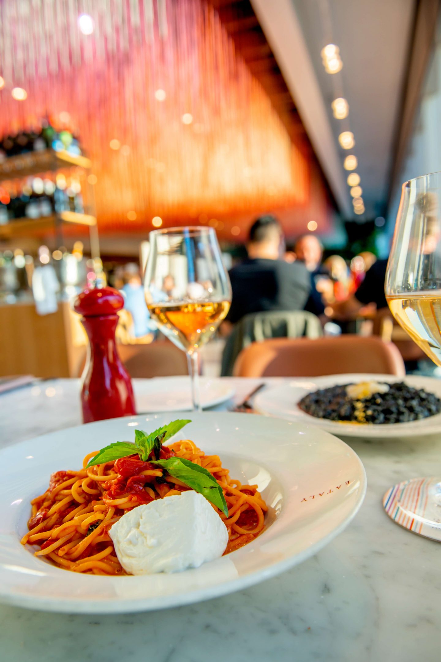 Eataly and Color Factory: Colorful Dining Experience in 2021 Eataly Downtown - A Colori Pasta and Wine. Eataly and Color Factory