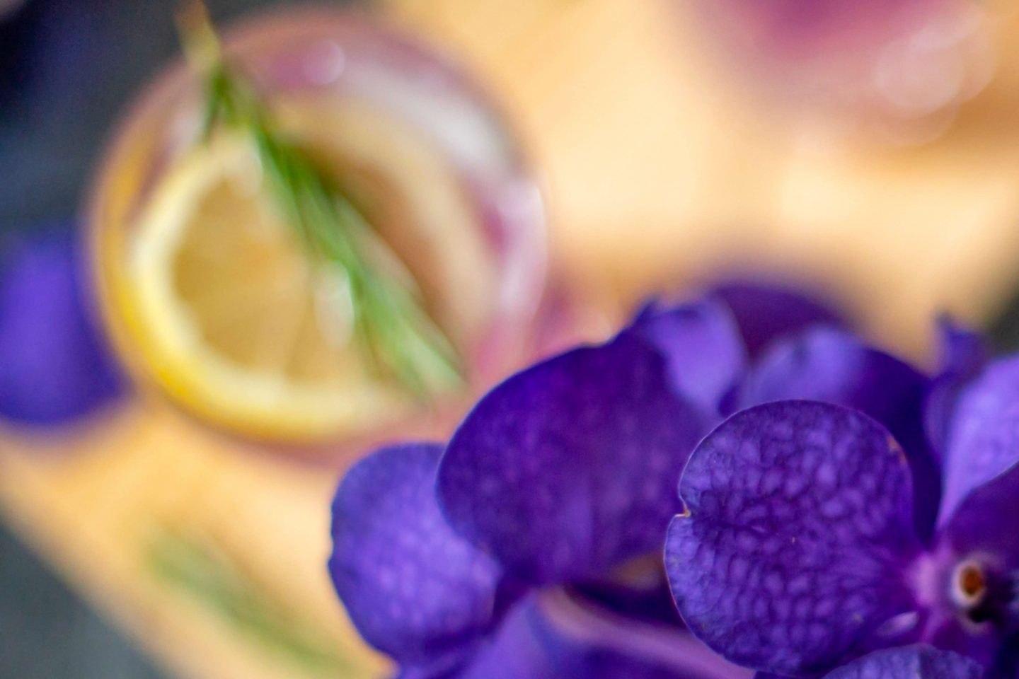 7 Ingredients to Make Beautiful Empress Gin Cocktails with Pear and Rosemary Pear Rosemary Lemon Cocktail, Empress Gin Cocktail. Empress Gin cocktails. Purple cocktail.