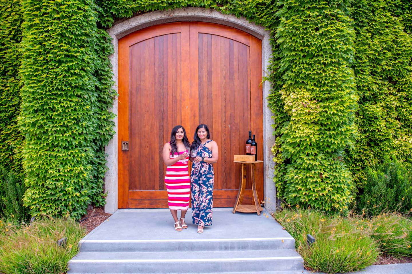 Women at Clos Du Val. Best Napa Trip. 