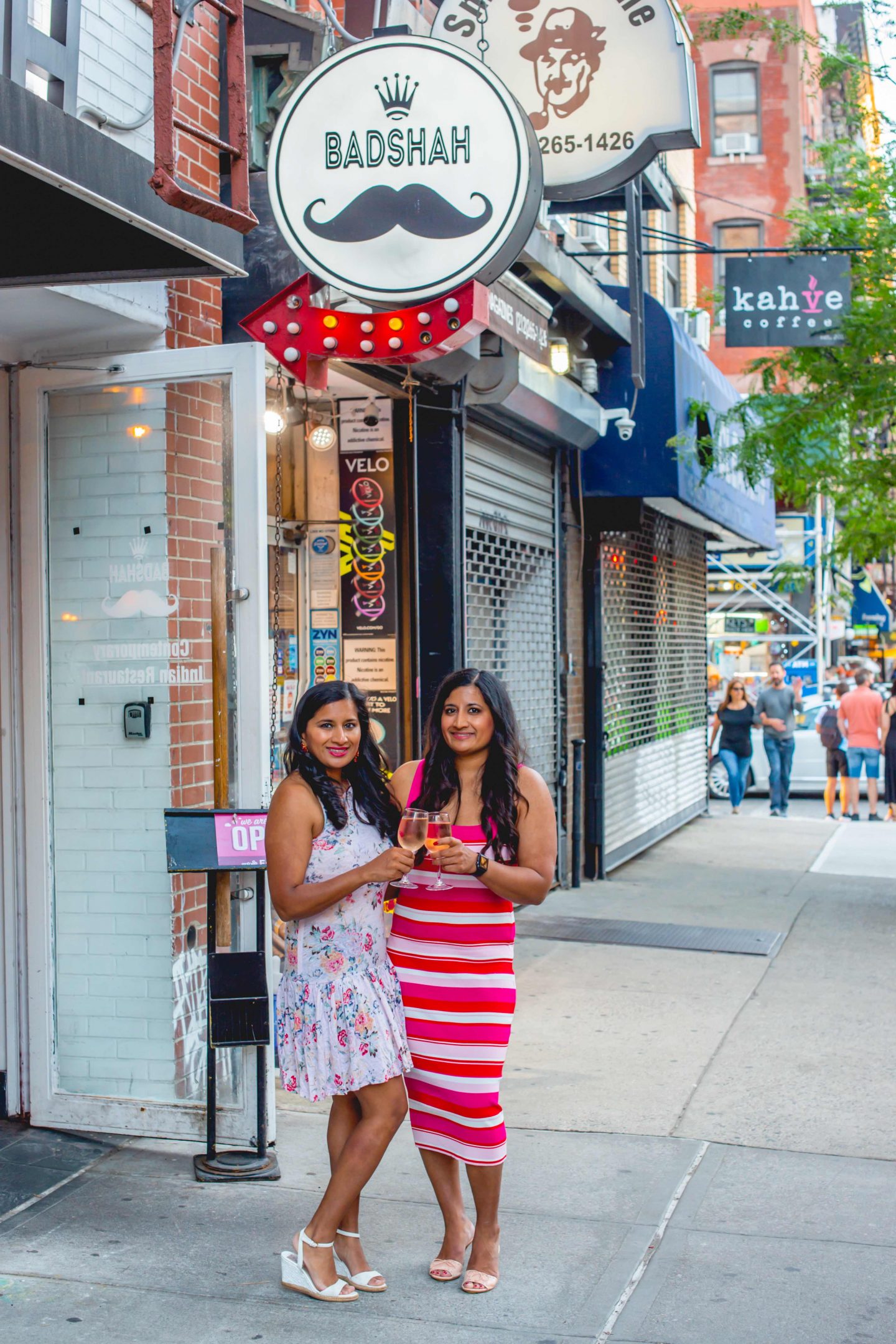 Women at Badshah. Best Indian Restaurants in Hell's Kitchen. Badshah. 