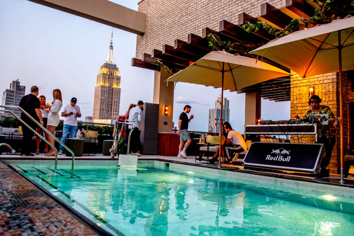 Somewhere Nowhere Rooftop Pool. Best Rooftops in Chelsea. 