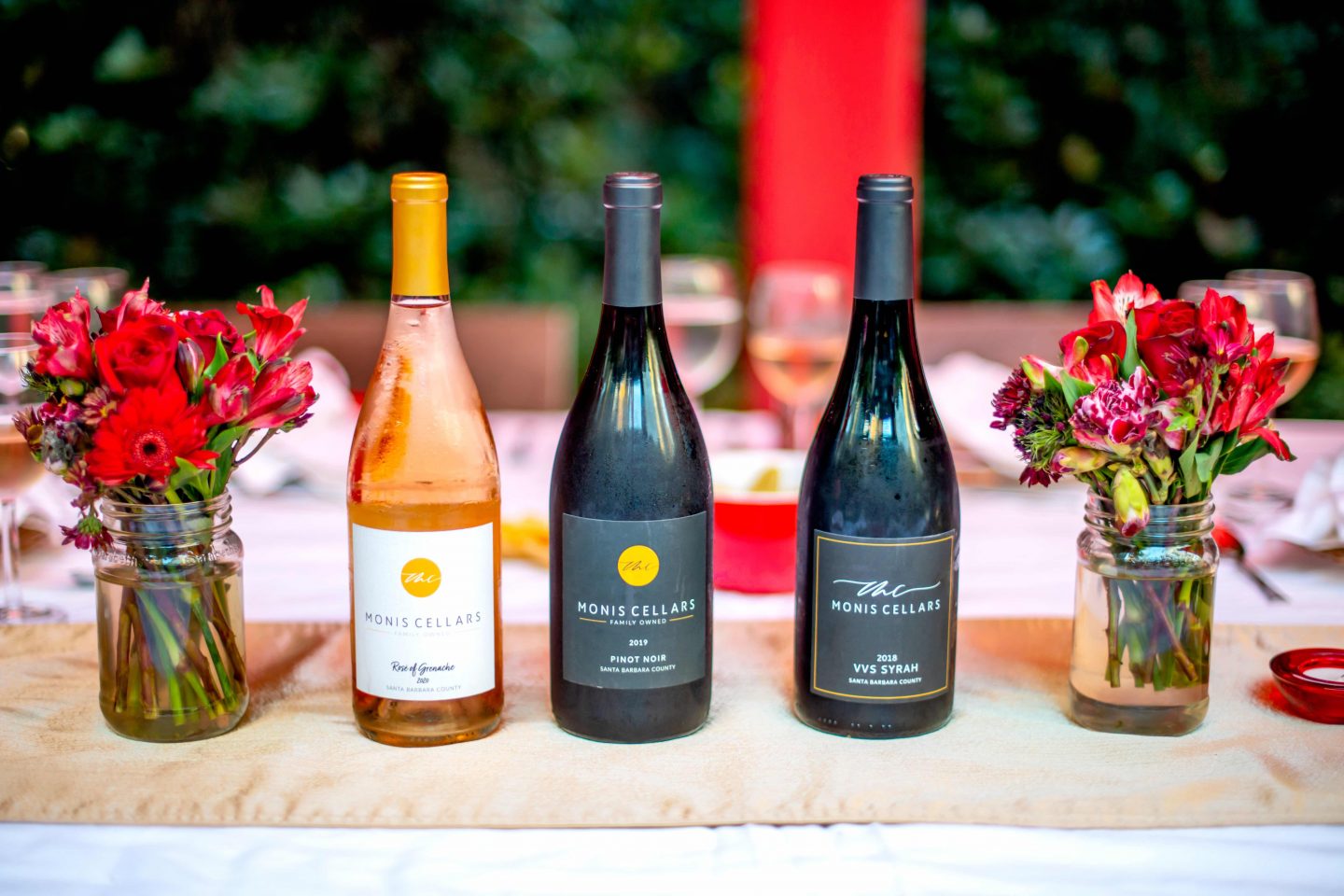 The Best Fall Dinner Party Ideas in 2021 Monis Cellars - Rose, Pinot Not and Syrah. Fall Dinner Party Ideas.