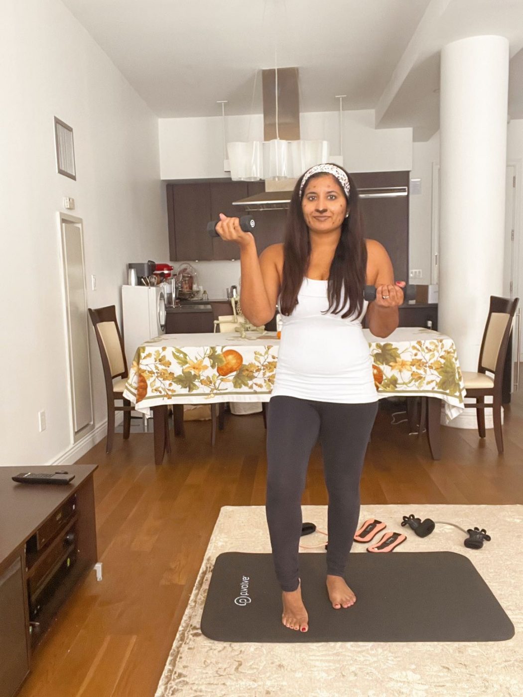 The Best Workouts at Home in Fall 2021: P.volve best workouts at home: P.volve. Halloween workout ideas. P.volve equipment.