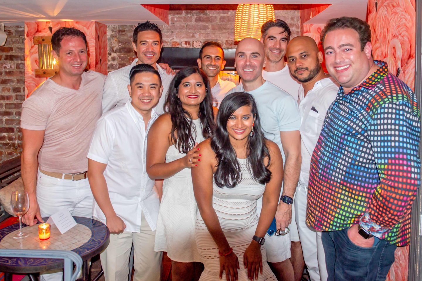 The Best Group Dining in Greenwich Village in 2020: Claudette Birthday at Claudette Flamingo Room. Best Group Dining in Greenwich Village.