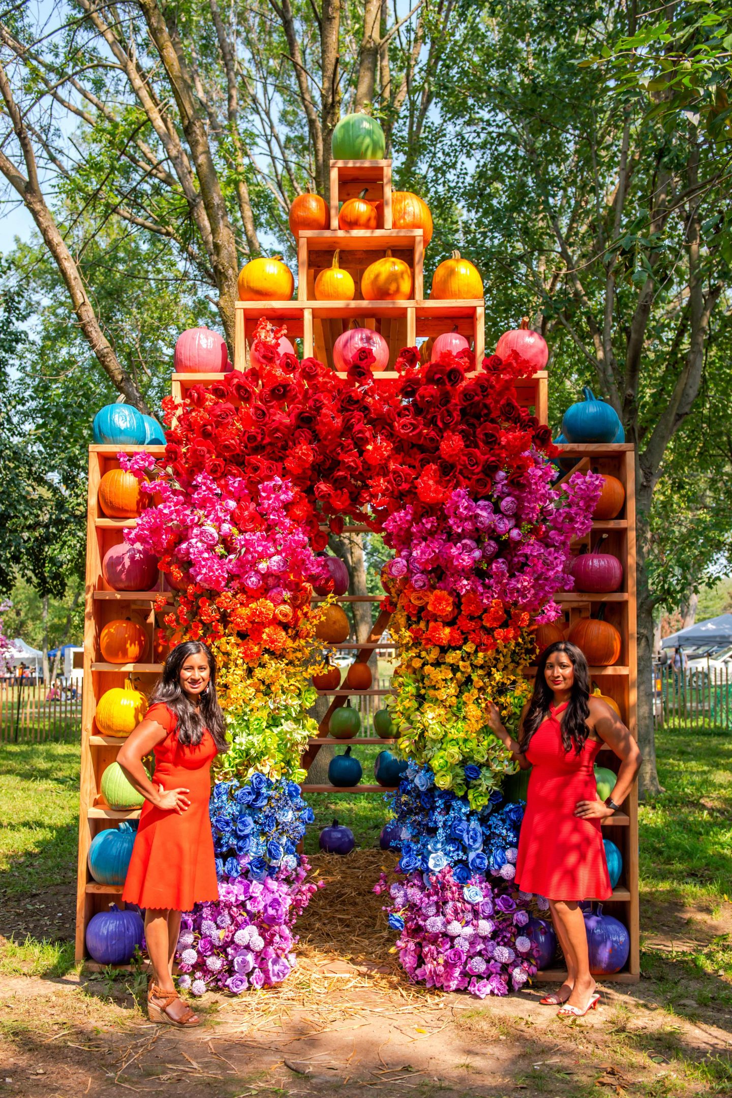 Floral Escape - Pumpkin House. The Floral Escape NYC. 