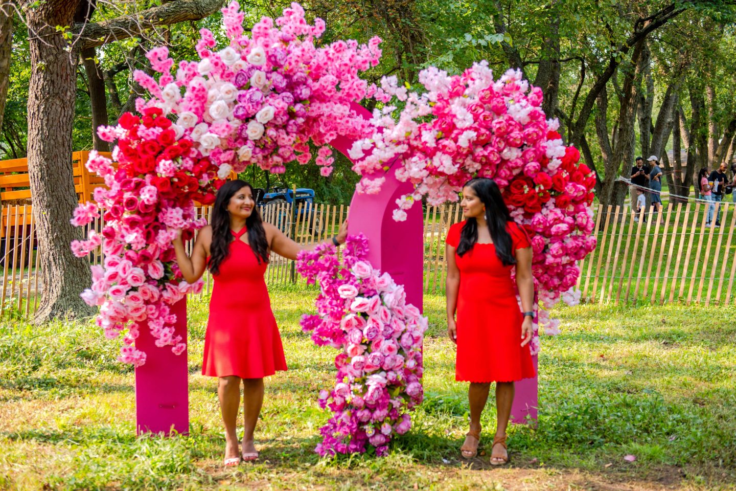 Floral Escape - Pink Arches. The Floral Escape NYC.