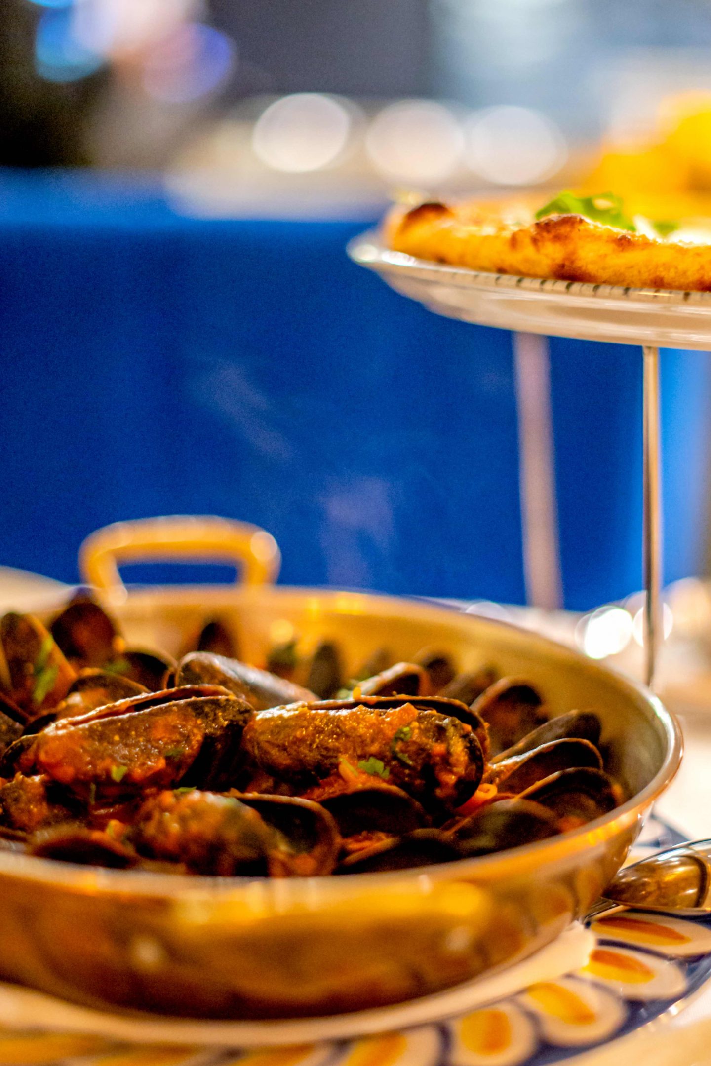 Casa Limone - Black Truffle Pizza and Mussels. Best Italian restaurants in midtown.