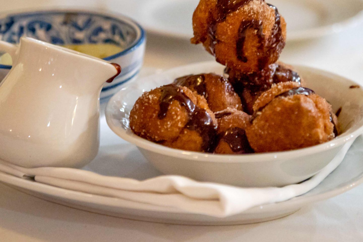 Casa Limone - baked doughnuts, hot chocolate, vanilla gelato.Best Italian restaurants in midtown.