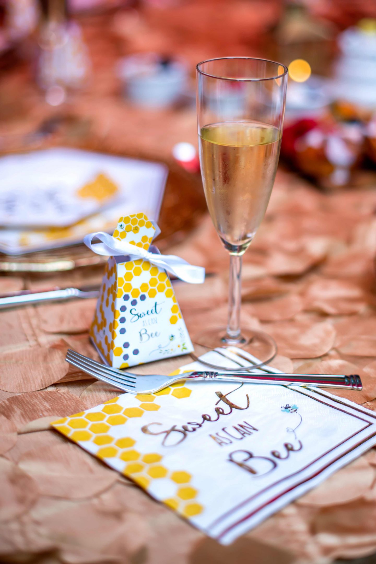 The Best Bee Baby Shower Ideas in 2021: Kate Aspen Kate Aspen - Sweet as Can Bee Napkins and Favor Boxes. Bee Baby Shower Ideas.