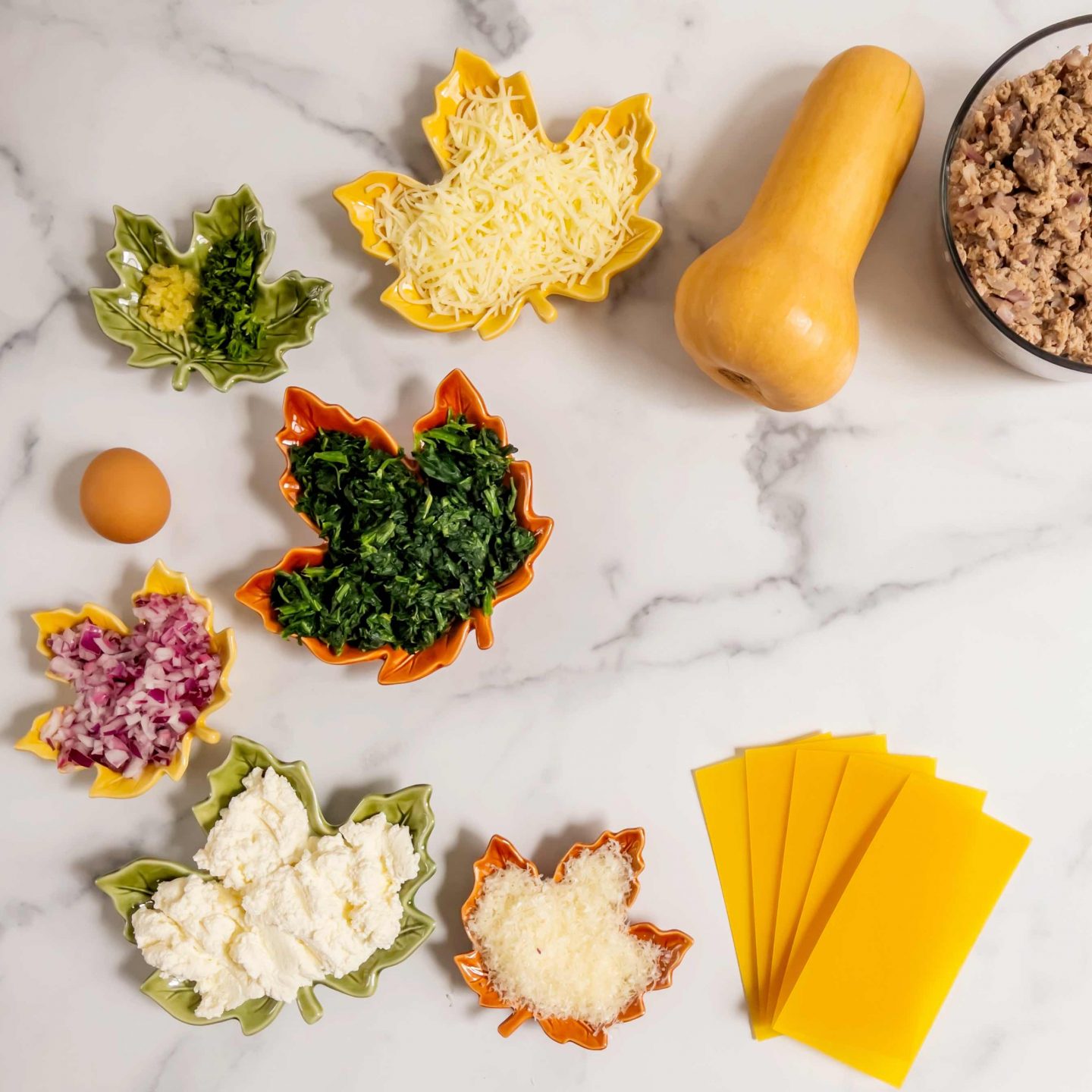 Turkey and Butternut Squash Lasagna 