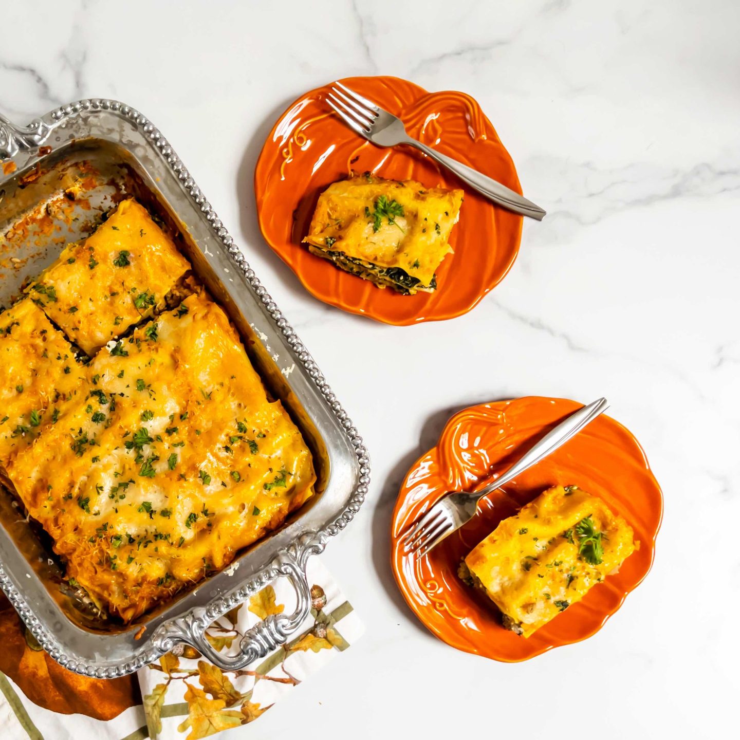 Turkey and Butternut Squash Lasagna 