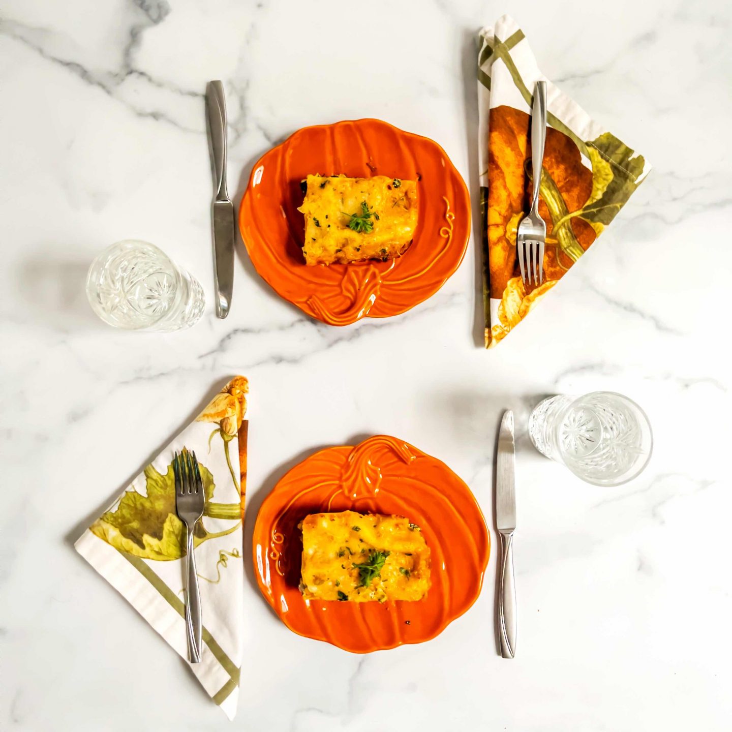 Turkey and Butternut Squash Lasagna 