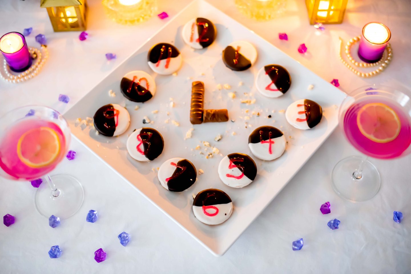 cookie clock. Best New Year's Eve Party Ideas. 