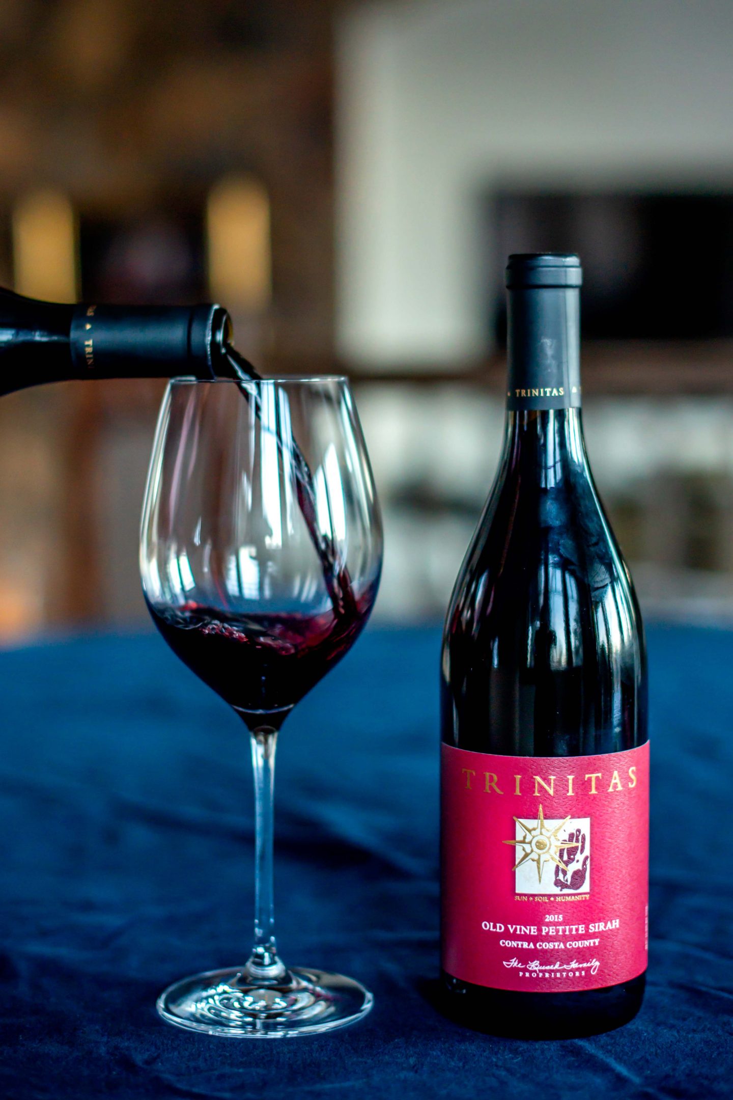 Trinitas Petite Sirah, Italian Food and Wine Pairing. Trinitas Cellars. Italian Dinner Party. 