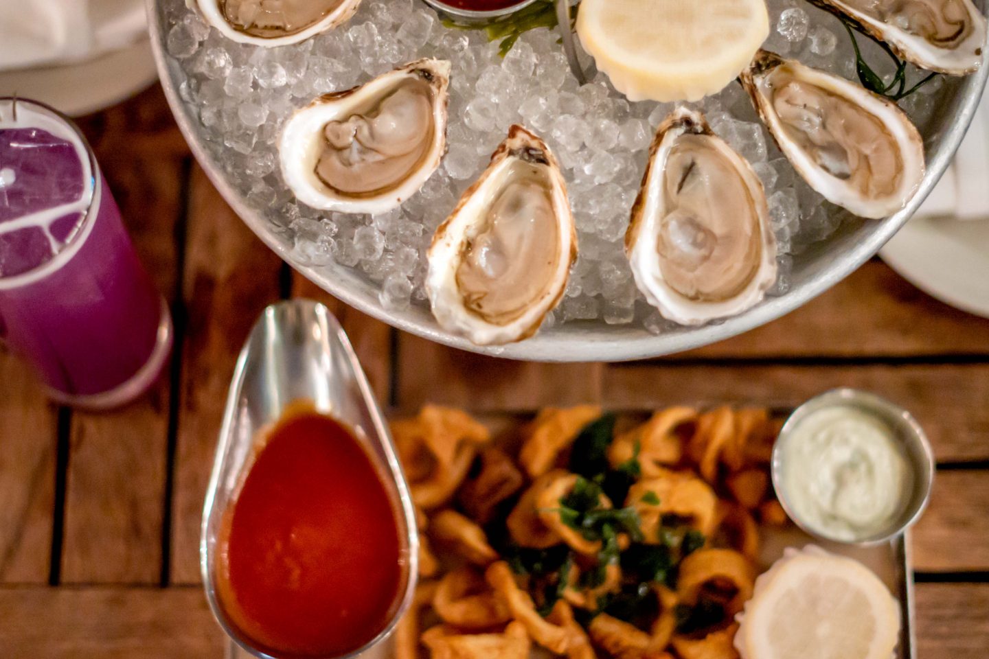 The Best Rooftop Bars in Chelsea in 2022: Gallow Green Best Rooftop Bars in Chelsea. Gallow Green Oysters and Calamari. Sleep No More Cocktail.