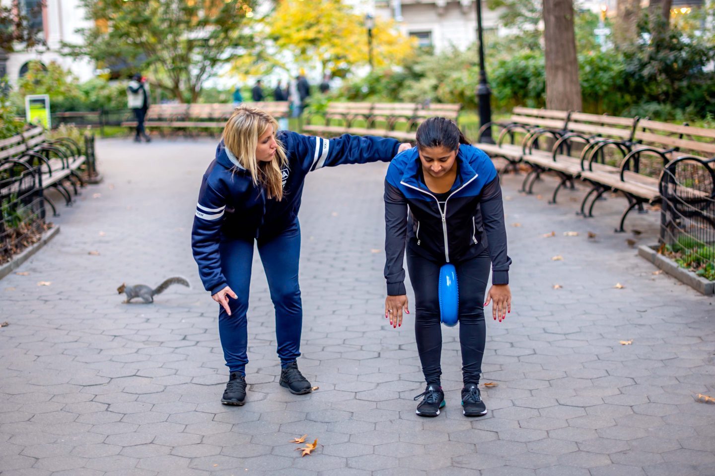 FYT - Training in the park with disc.  Best Affordable Personal Trainers. FYT Personal Training. 