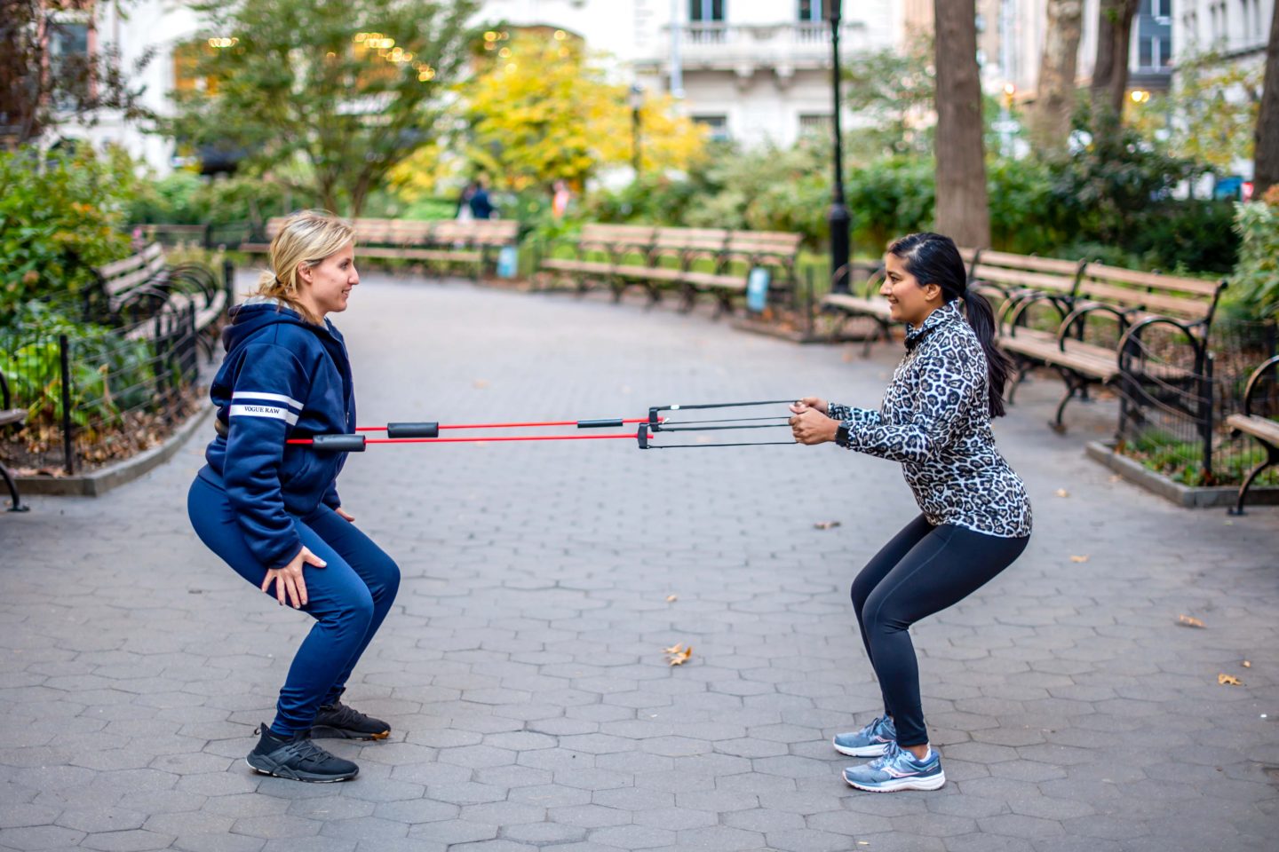 FYT - Training in the park with bands. Best Affordable Personal Trainers. FYT Personal Training. 
