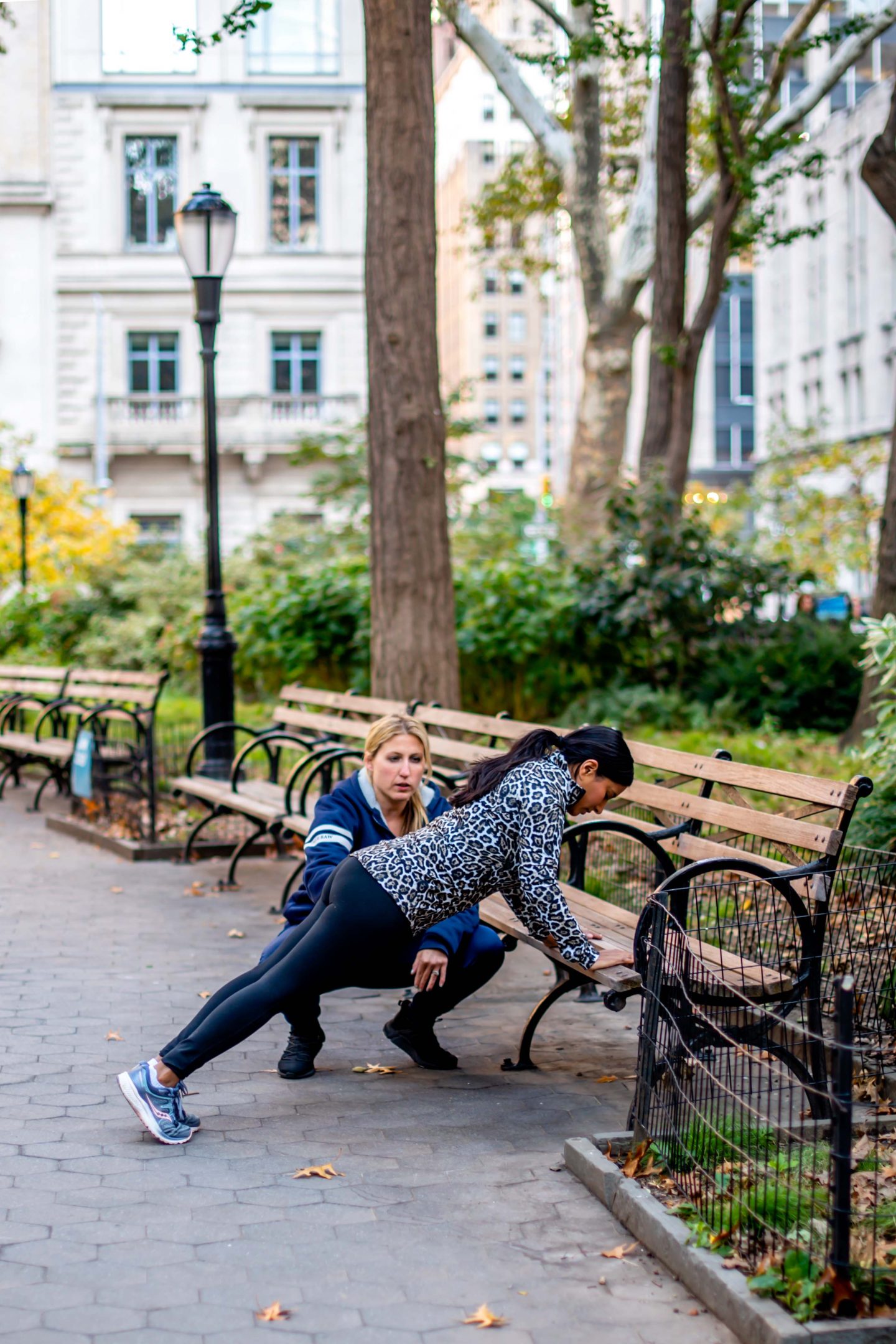 FYT - Training in the park with pushups. Best Affordable Personal Trainers. FYT Personal Training. 
