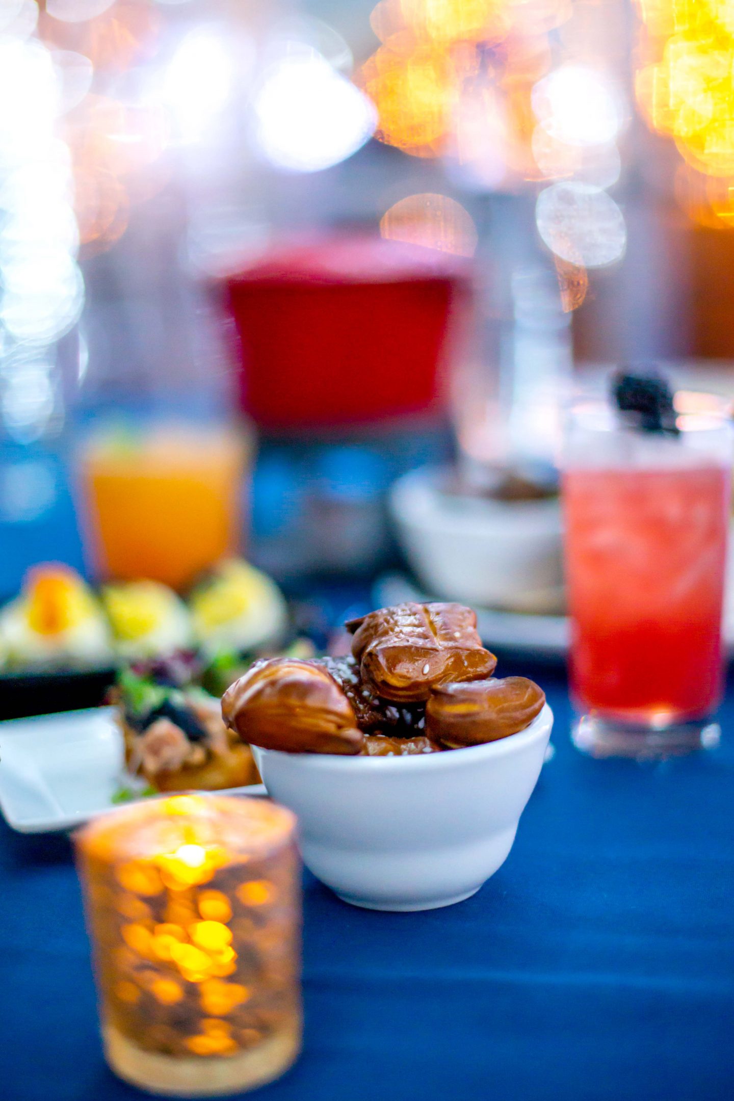 Cocktails, Fondue, Foie Gras and Deviled Eggs at Watermark. Watermark Winter Wonderland.