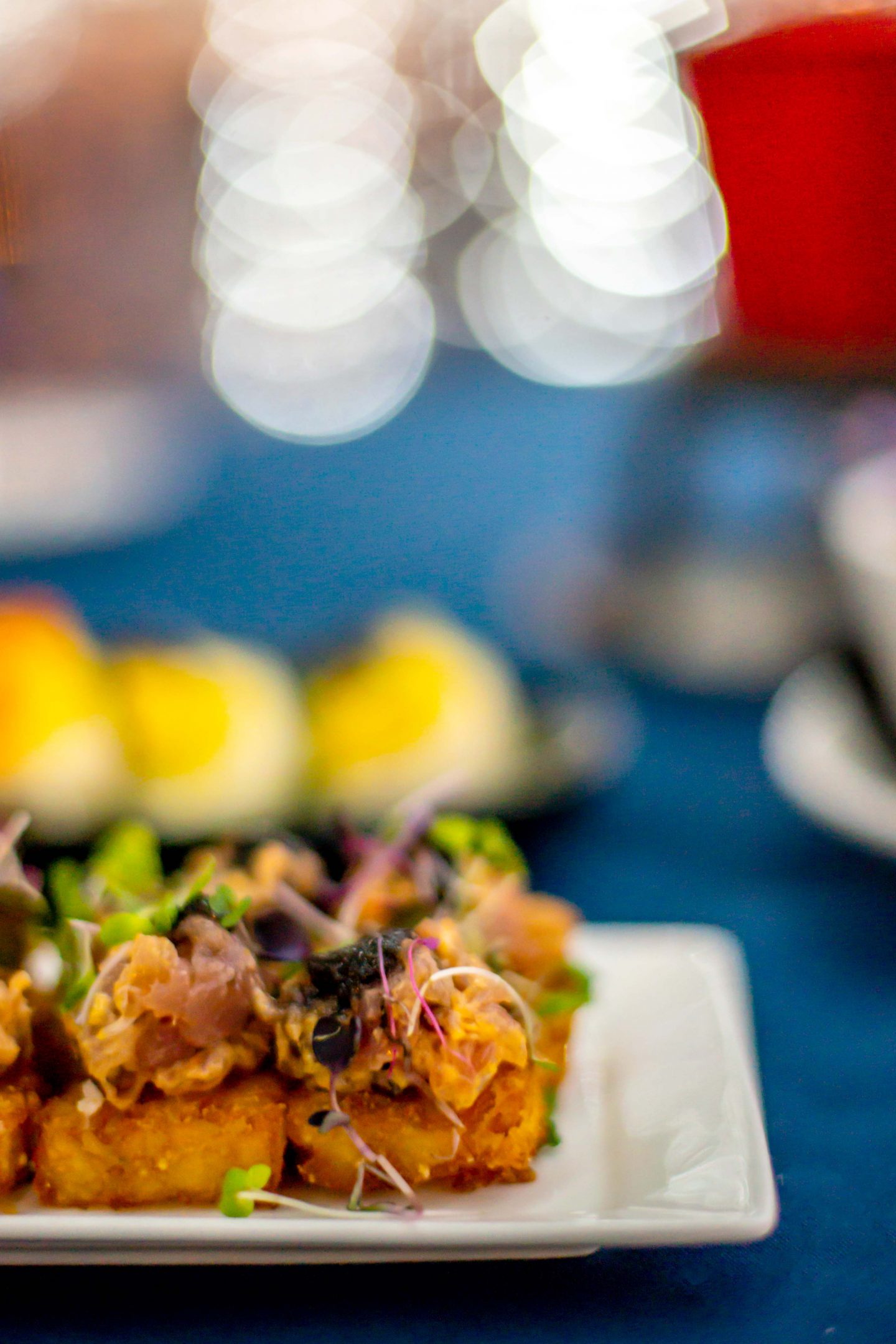 Fondue, Foie Gras and Deviled Eggs at Watermark. Watermark Winter Wonderland.
