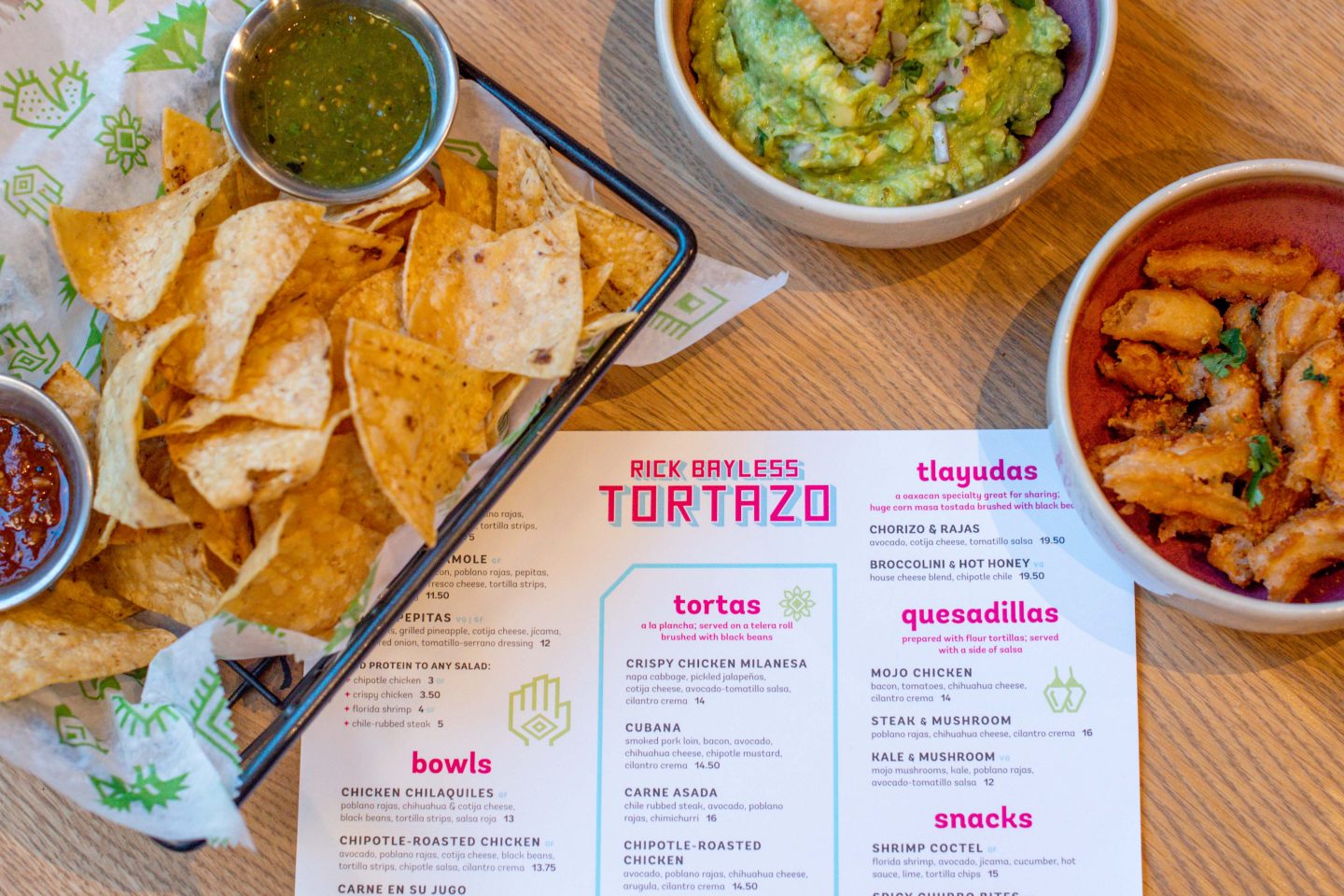 The Best National Margarita Day Ideas 2022 in NYC: Tortazo Tortazo Chips & Guacamole and Spicy Churro Bites. National Margarita Day.