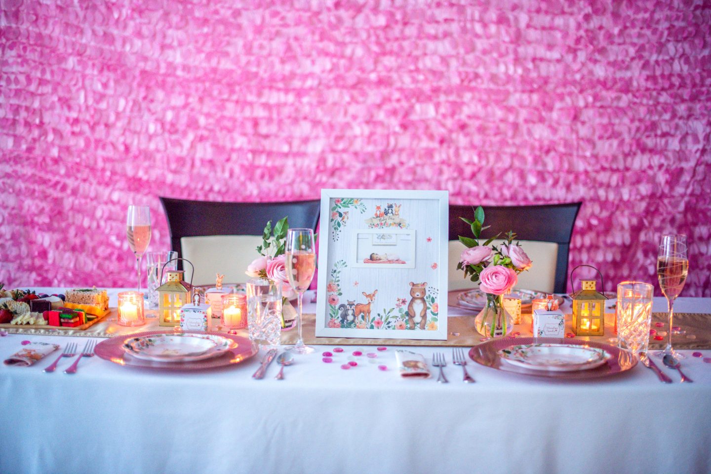 The Best Pink Baby Shower Ideas 2022: Kate Aspen Woodland Kate Aspen - Pink Woodland Collection - Candle, Plates, Napkin, Favor Box. Best Pink Baby Shower Ideas. Kate Aspen Pink Woodland.