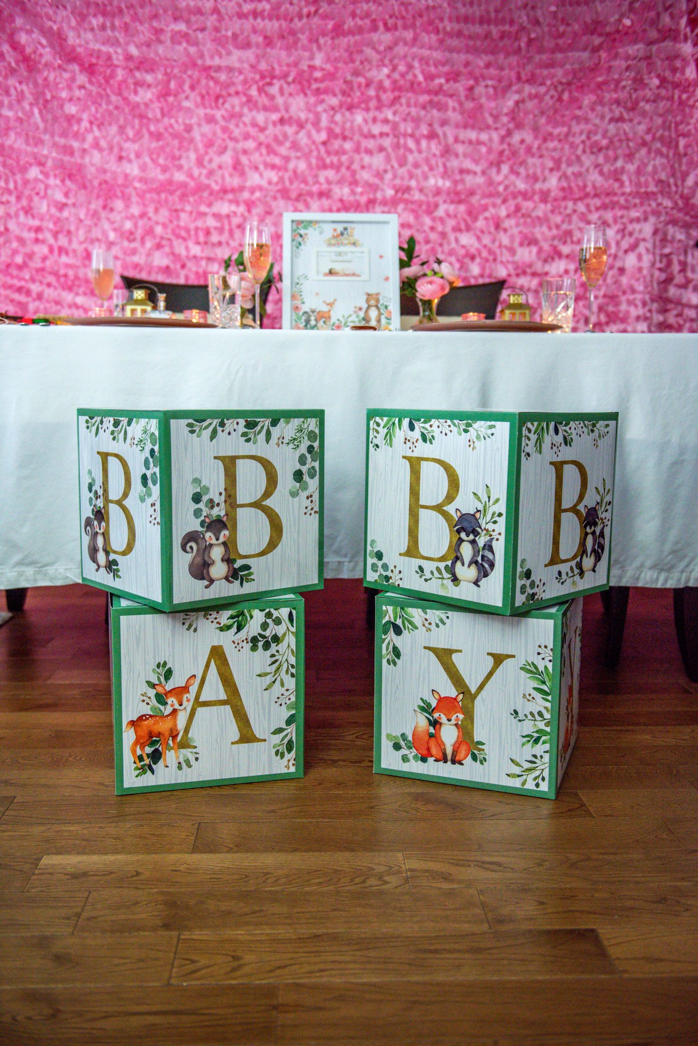 The Best Pink Baby Shower Ideas 2022: Kate Aspen Woodland Kate Aspen - Pink Woodland Collection. Best Pink Baby Shower Ideas. Kate Aspen Pink Woodland.